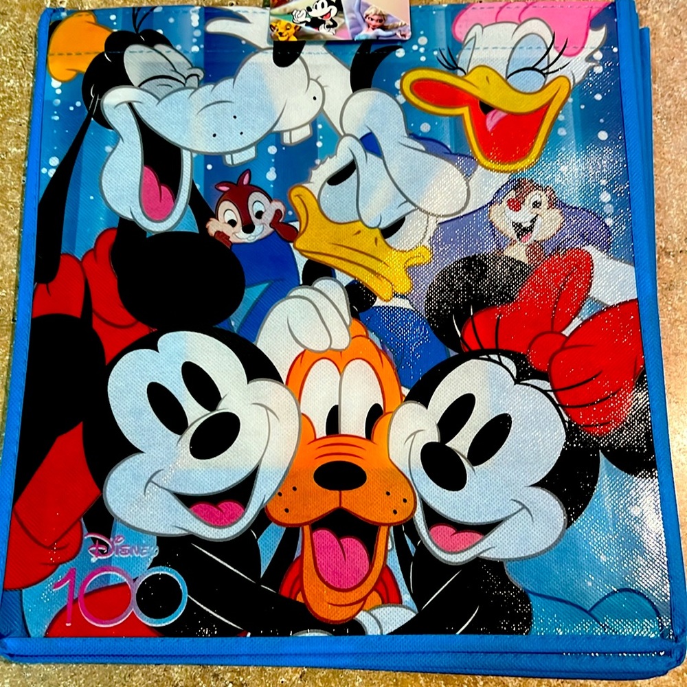 DISNEY 100 REUSABLE BAG NWT - Picture 3 of 11